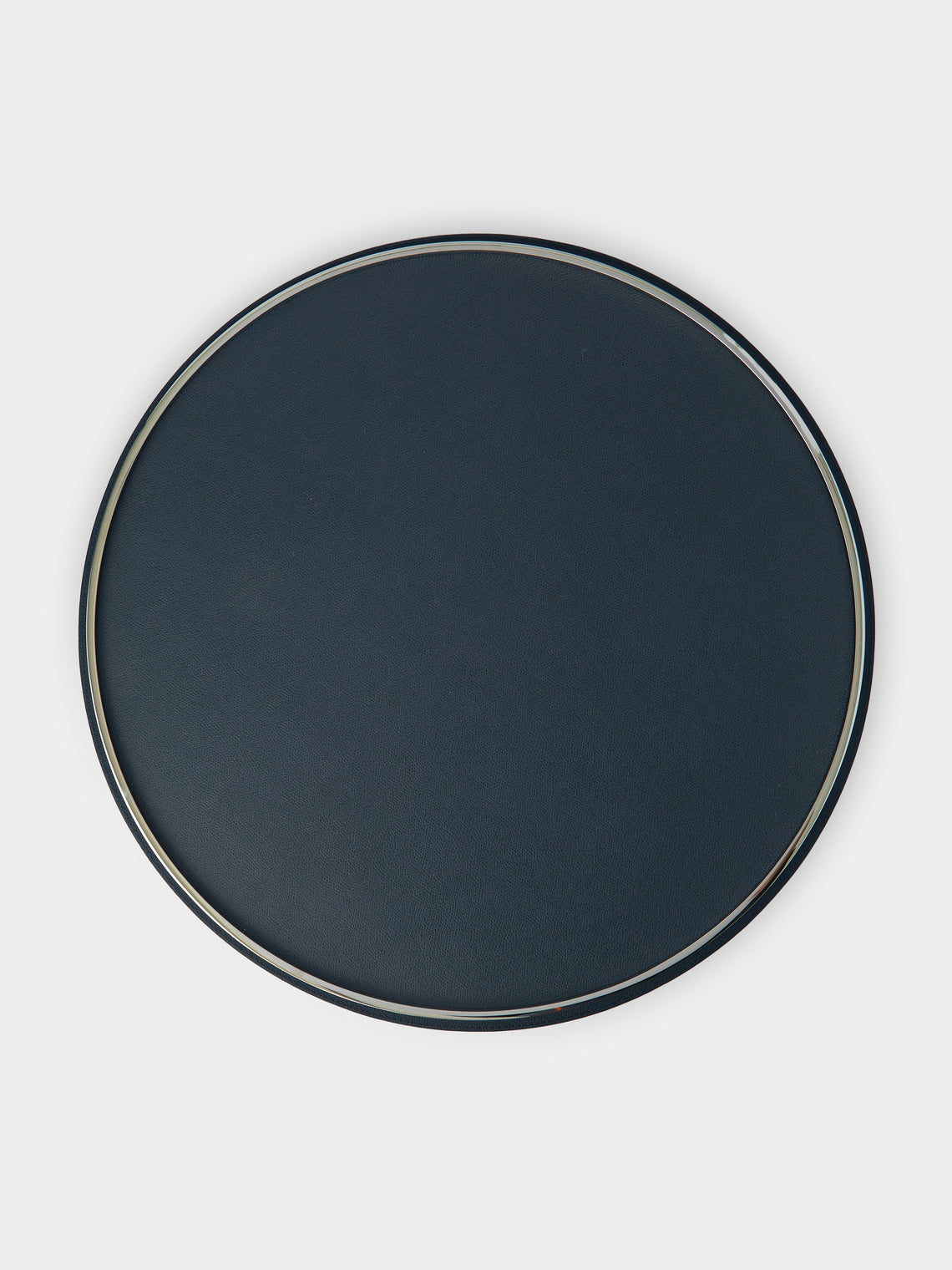 Giobagnara - Neptune Leather Lazy Susan - Navy - ABASK