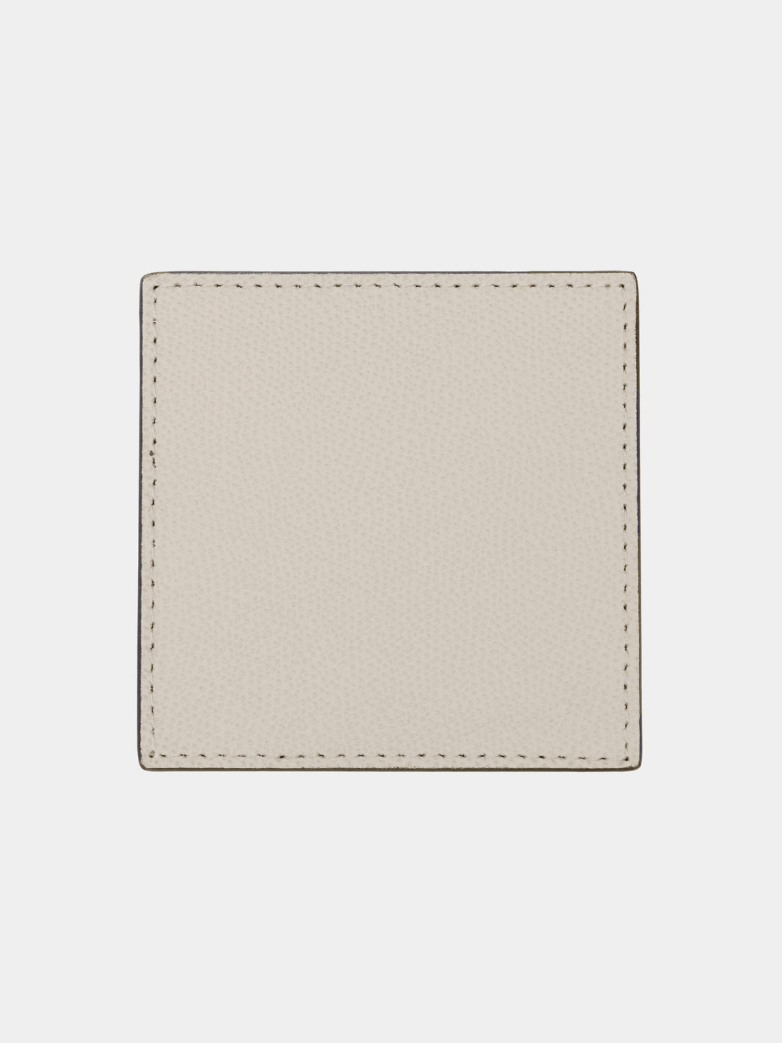 Giobagnara - Tao Leather Coasters with Holder (Set of 6) - Beige - ABASK