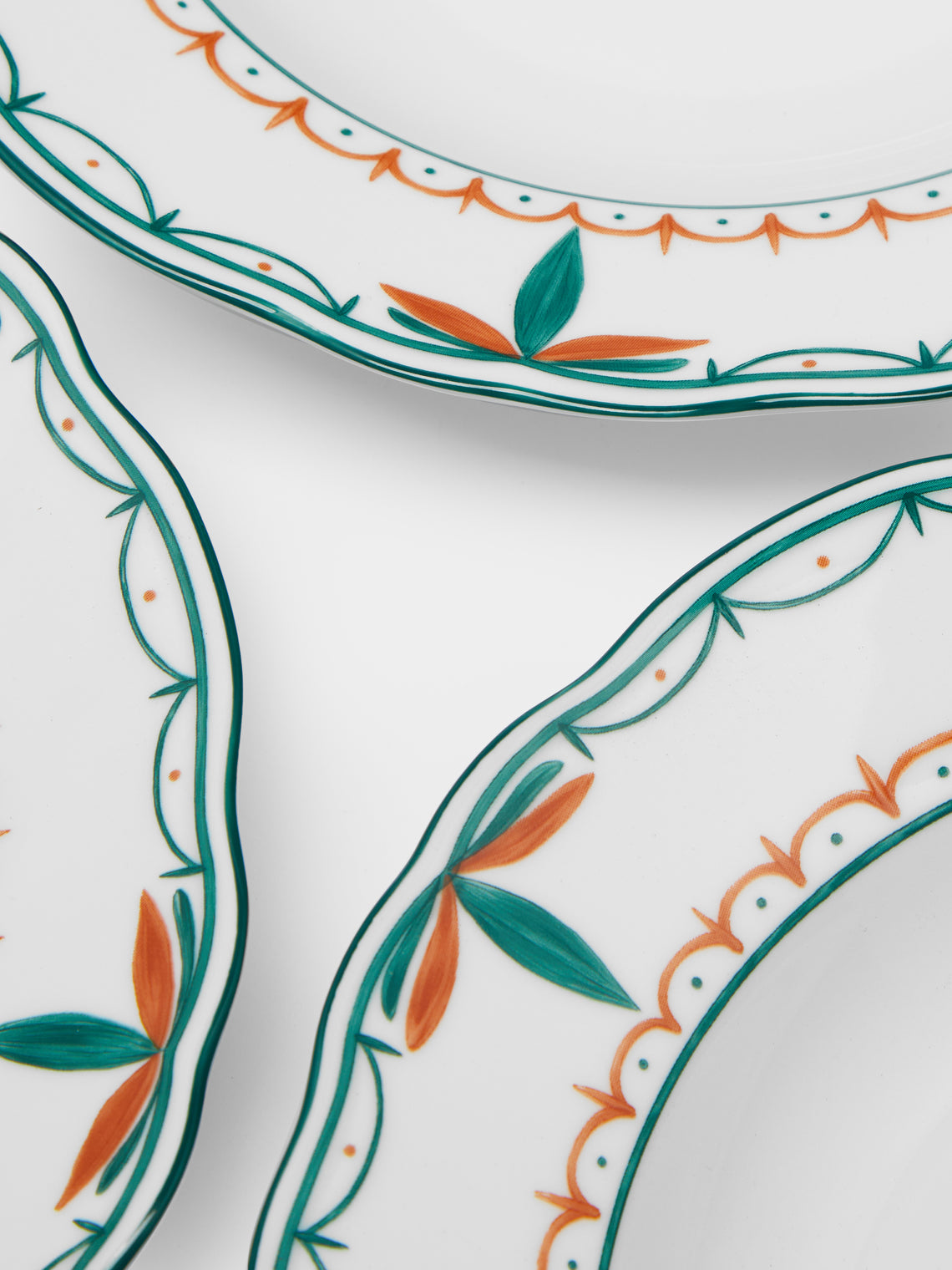 Molecot - Jardin Porcelain Shallow Bowls (Set of 4) -  - ABASK