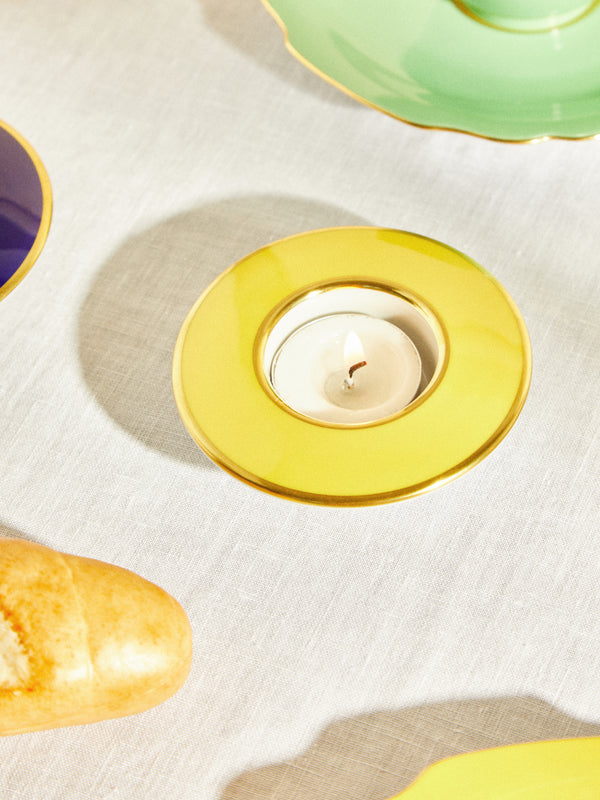 Augarten - Hand-Painted Porcelain Tealight Holders (Set of 2) -  - ABASK