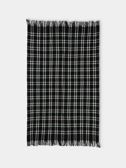 Denis Colomb - Nara Cashmere Blanket (79in/2m) - Black - ABASK - 