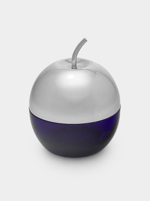 Antique and Vintage - 1970s Silver-Plated Apple Serving Dish -  - ABASK - 