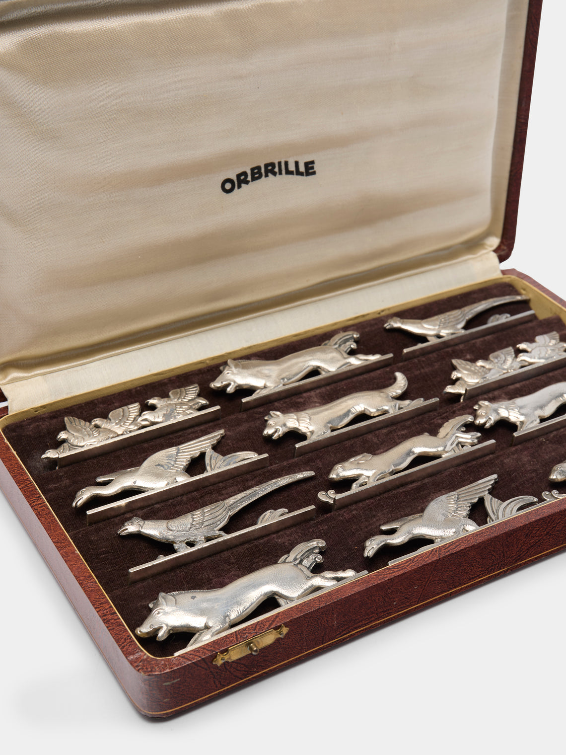 Antique and Vintage - 1950s Orbrille Silver-Plated Knife Rests (Set of 12) -  - ABASK