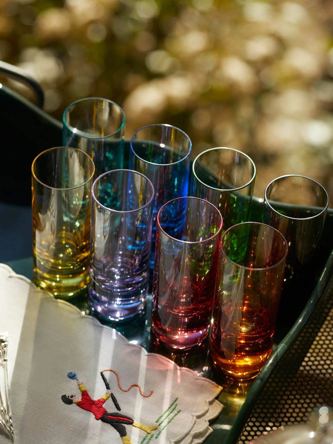 Moser - Hand-Blown Crystal Coloured Shot Glasses – 2.5oz/70ml (Set of 4) - Multiple - ABASK