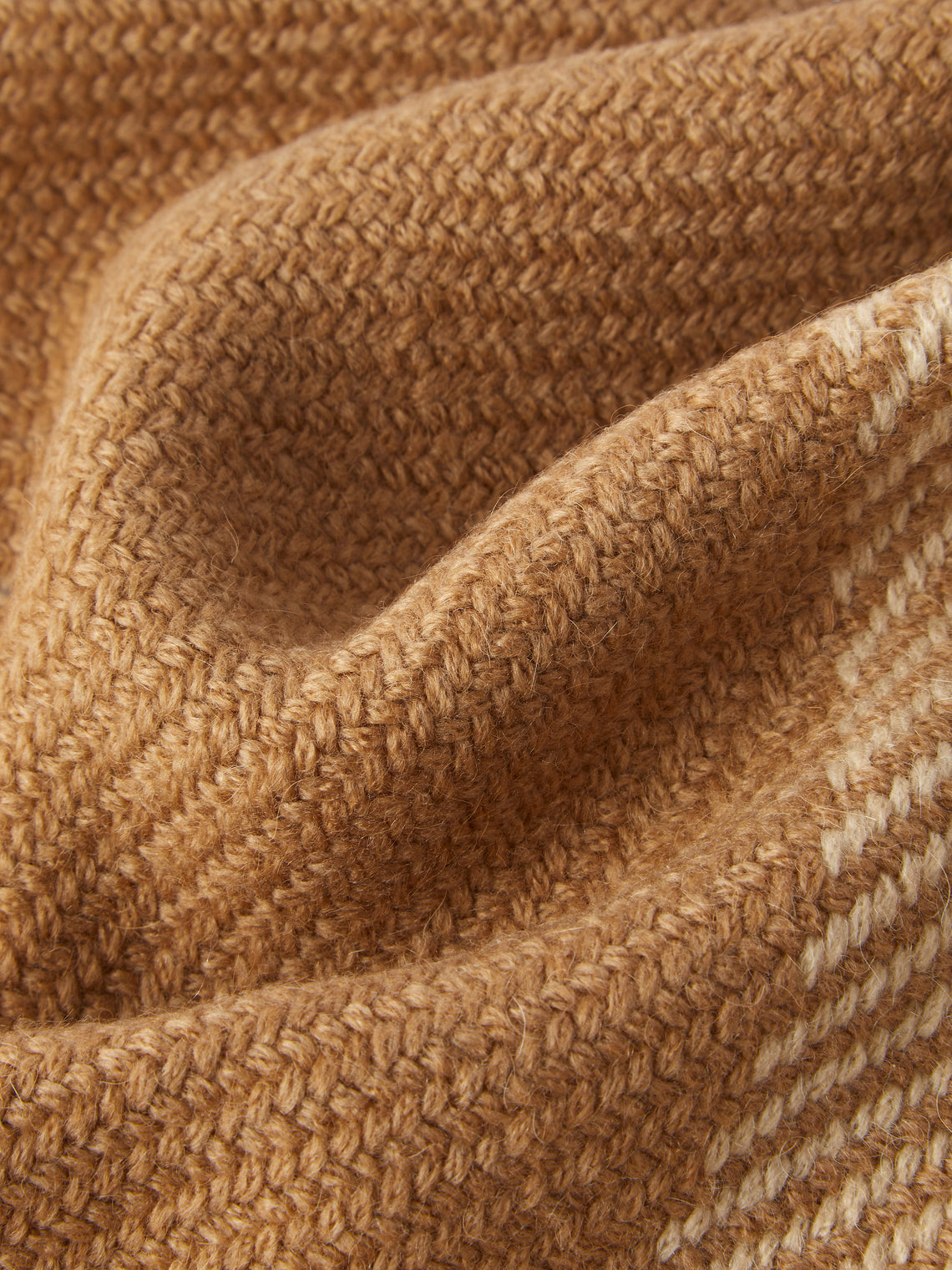 Alonpi - Kira Camel Hair Throw (72in/1.8m) - Orange - ABASK