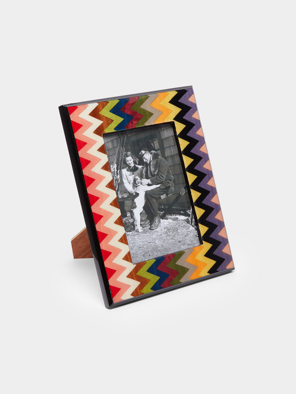 Biagio Barile - Chevron Wood Inlay Photo Frame -  - ABASK - 