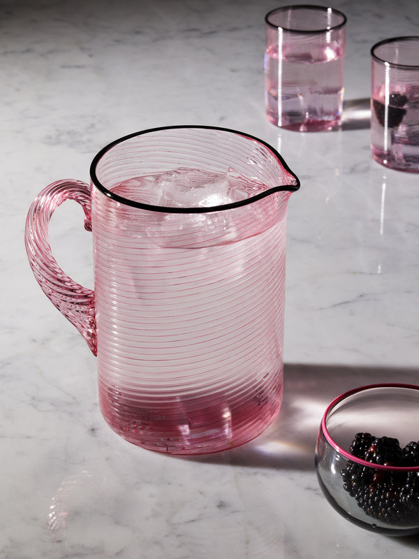 Giberto - Fizzy Hand-Blown Murano Glass Jug -  - ABASK