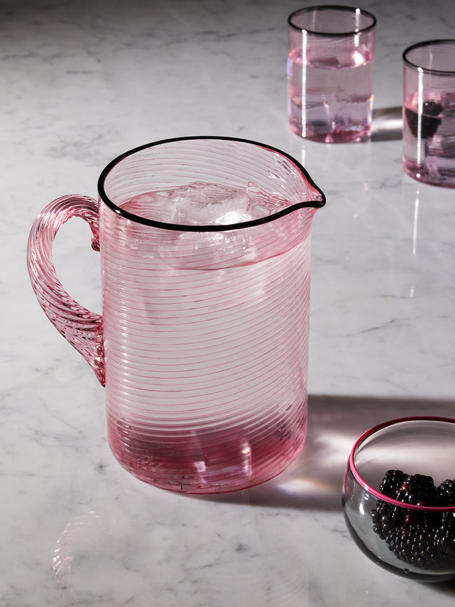 Giberto - Fizzy Hand-Blown Murano Glass Jug -  - ABASK