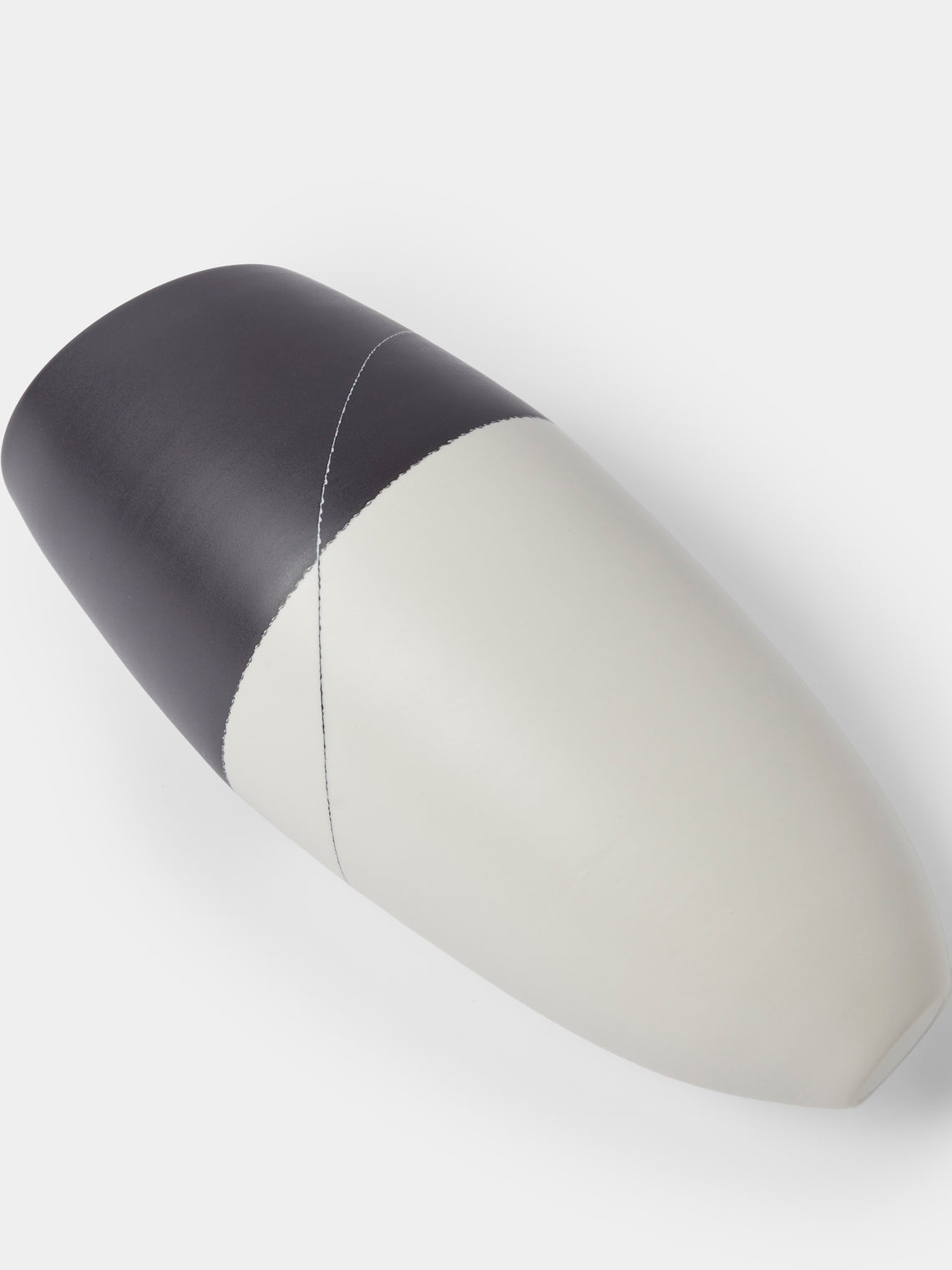 Paul James Ceramics - Fractured Reality Hand-Thrown Ceramic Vase (12in/30cm) - White - ABASK