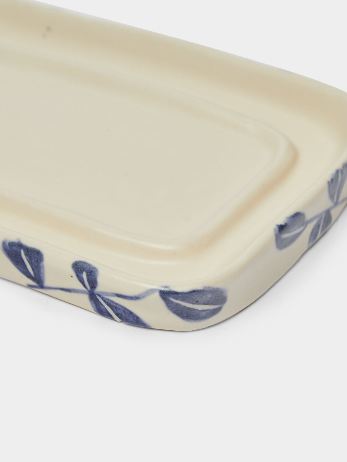 Azul Patagonia - Flying Bird Hand-Painted Ceramic Butter Dish -  - ABASK