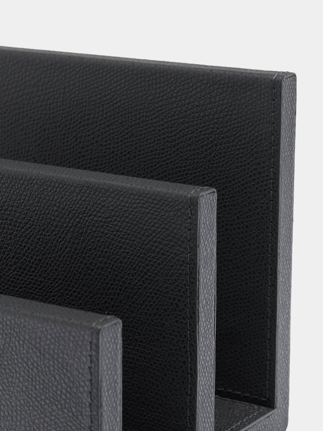 Giobagnara - Arthur Leather Letter Holder - Gray - ABASK