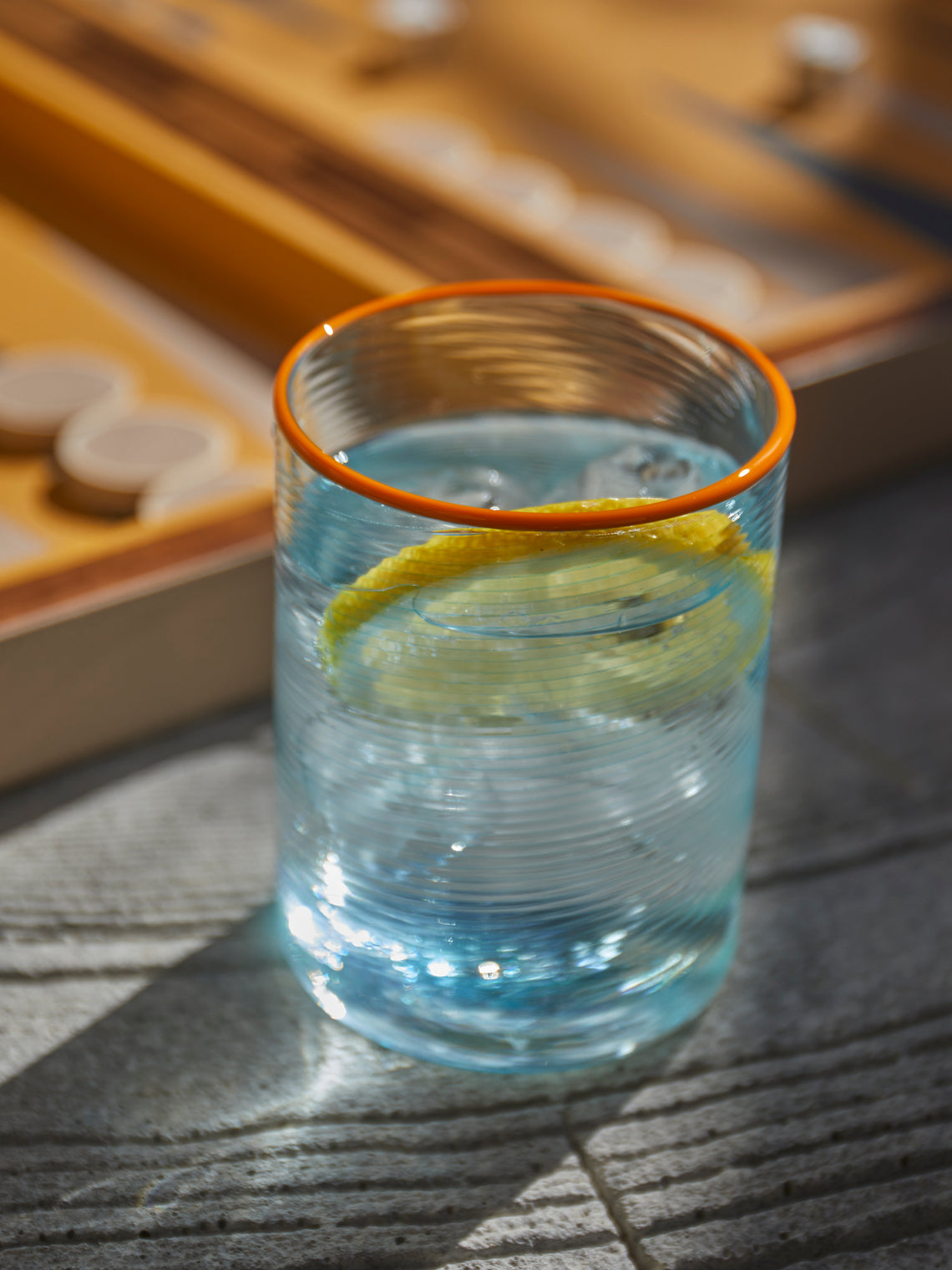Fizzy Hand-Blown Murano Glass Tumbler