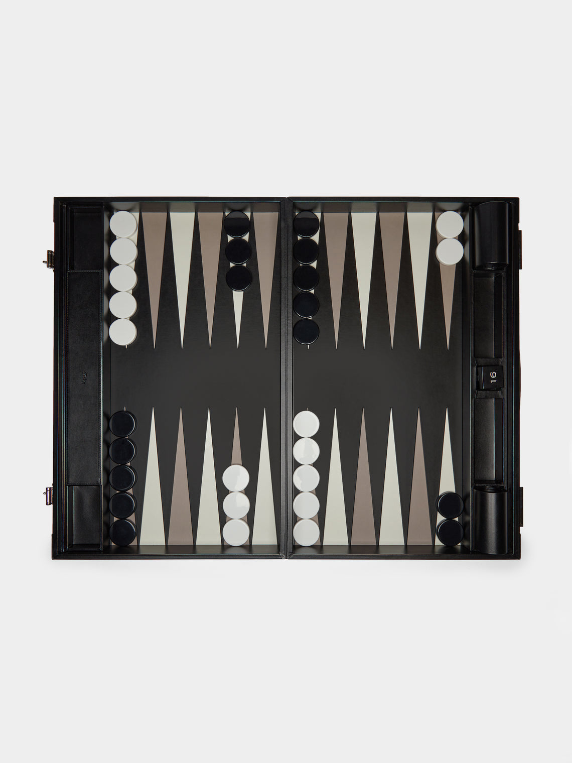 Asprey - Hanover Leather Large Backgammon Set -  - ABASK