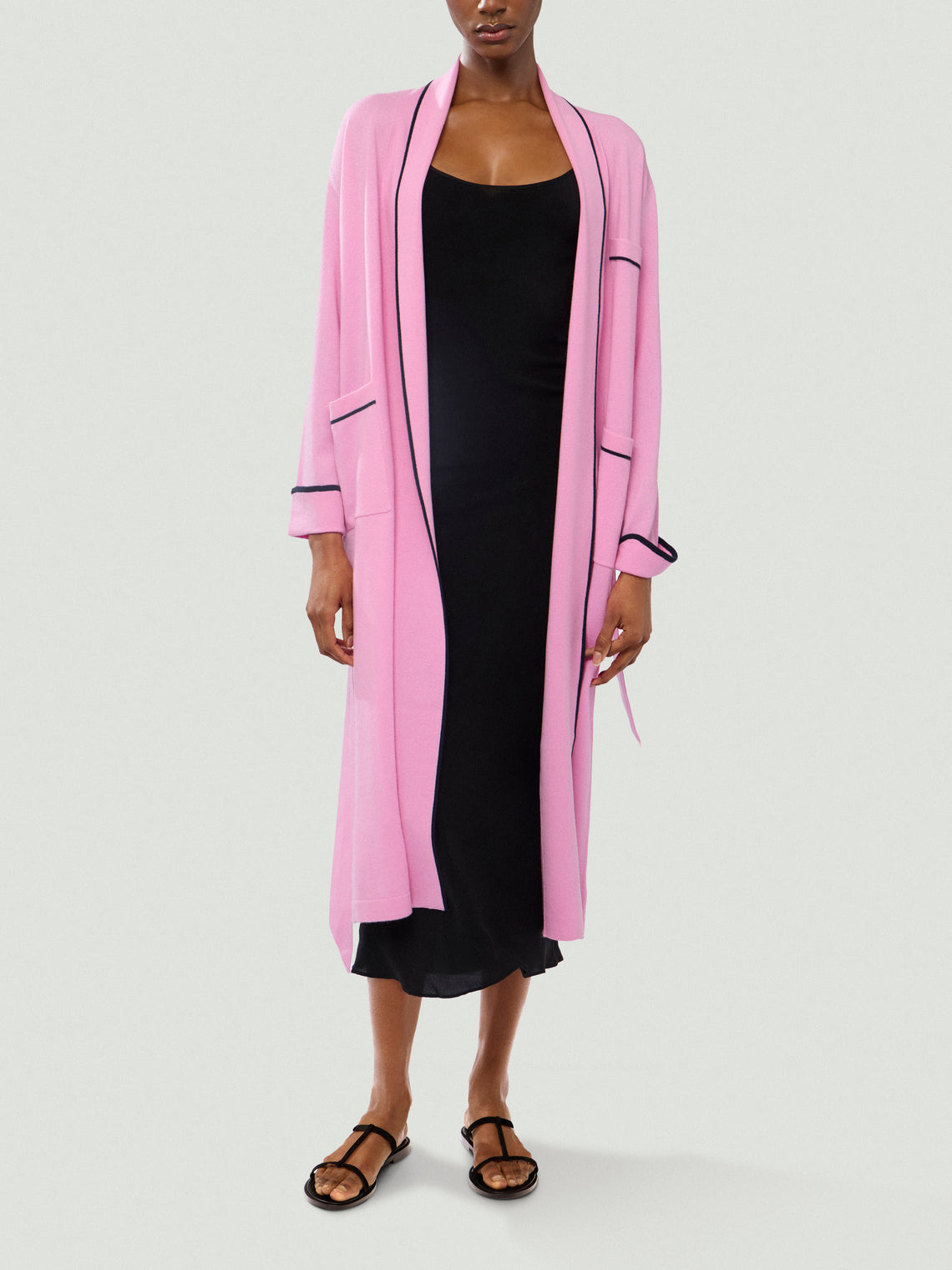Arch4 - Sloane Baby Goat Cashmere Robe | Size: S - Pink - ABASK