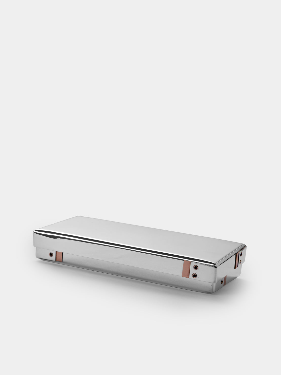 San Lorenzo - 1972 Afra and Tobia Scarpa Sterling Silver Rectangular Box - Silver - ABASK
