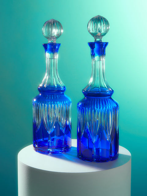 Antique and Vintage - 1950s Cut Crystal Decanters (Set of 2) -  - ABASK