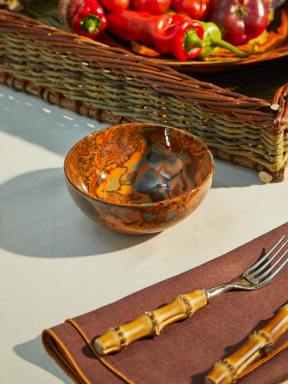 Atelier Saint-André Perrin - Marbled Ceramic Bowl -  - ABASK