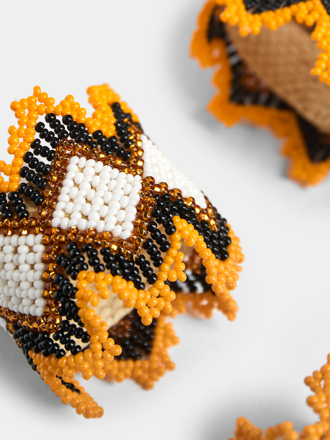 CasaLatina - Beaded Napkin Rings (Set of 4) - Yellow - ABASK