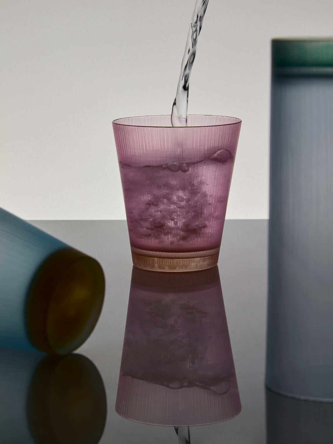 Takeyoshi Mitsui - Silence Hand-Blown Glass Tumbler - Pink - ABASK