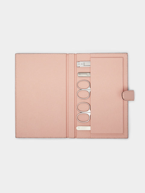 Giobagnara - Vals Leather Manicure Travel Set - Light pink - ABASK - 