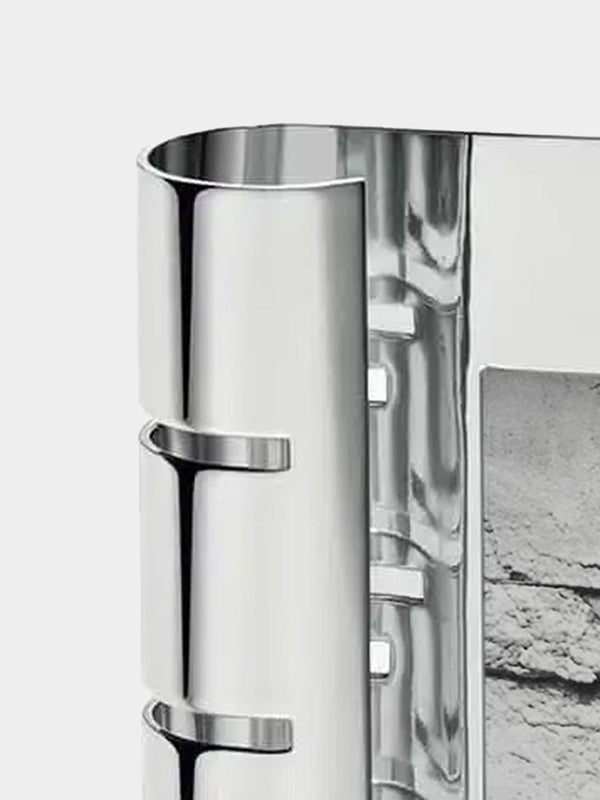 Puiforcat - Ruban Silver-Plated Vertical Photo Frame - Silver - ABASK
