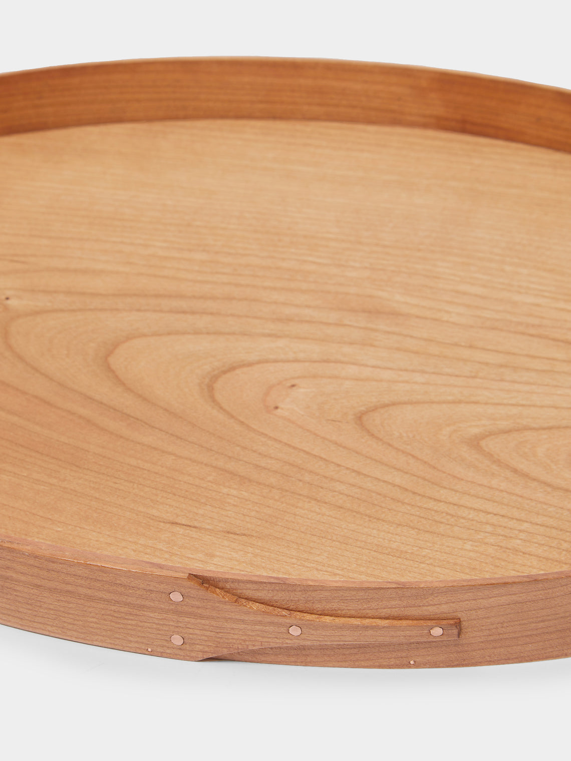 Rikke Falkow - Cherry Wood Medium Oval Serving Tray -  - ABASK