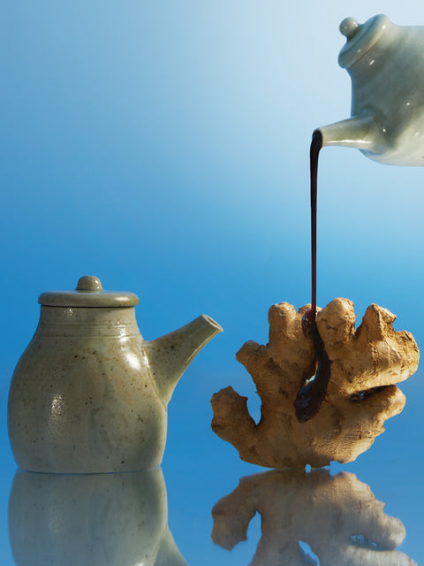 Shimojo Akira - Wood-Fired Ceramic Soy Sauce Dispenser -  - ABASK