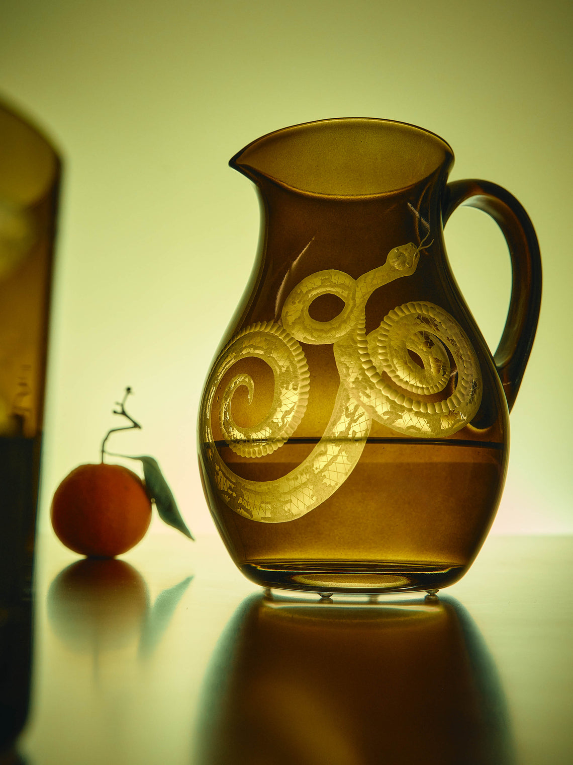 Artel - Cabinet of Curiosities Hand-Engraved Crystal Jug -  - ABASK