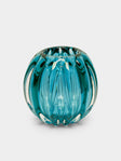 Yali Glass - Fiori Uovo Hand-Blown Murano Glass Bud Vase (4.5in/12cm) - Green - ABASK - 