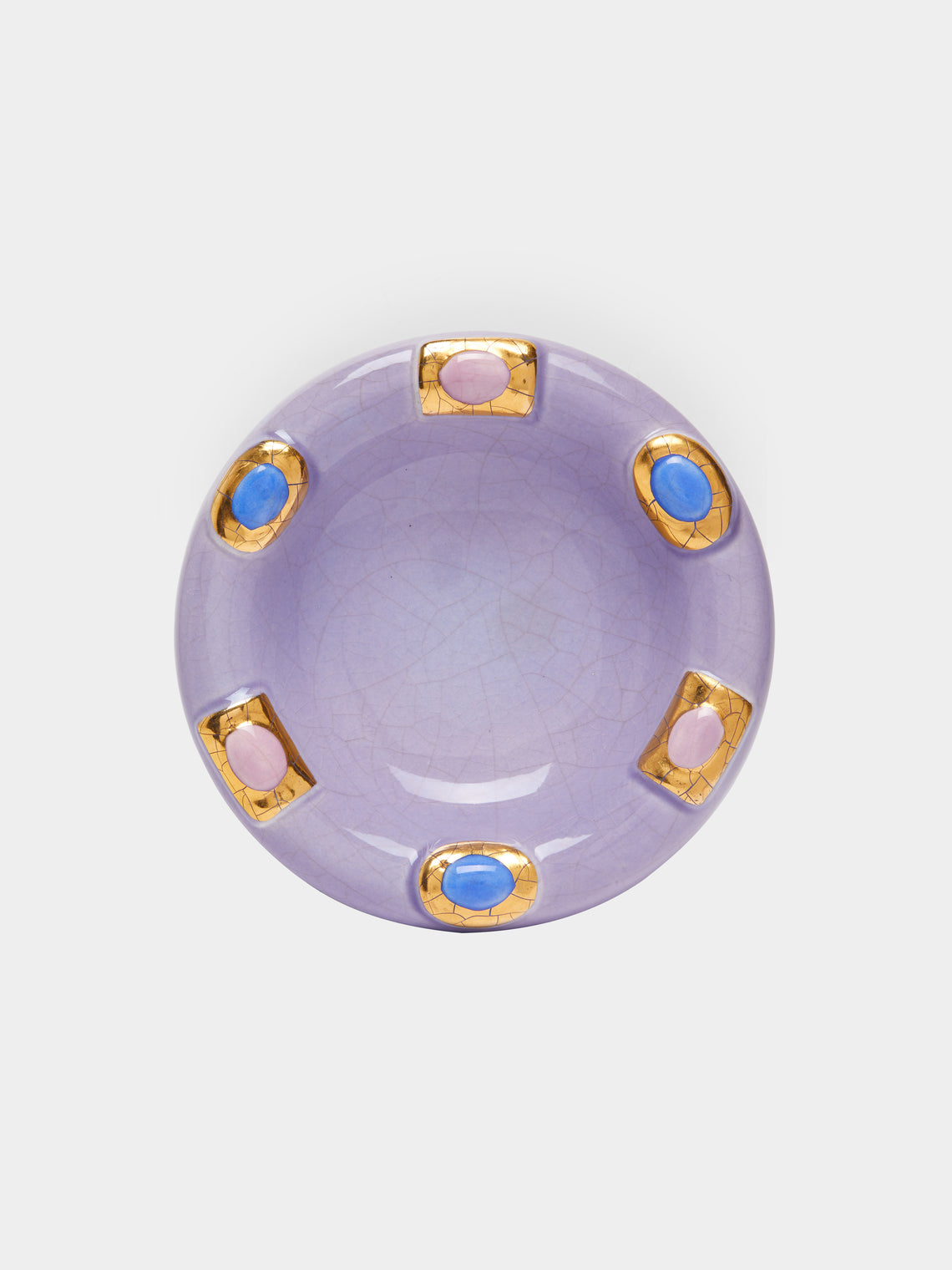 Antique and Vintage - 1970s Jewelled Ceramic Bowl -  - ABASK