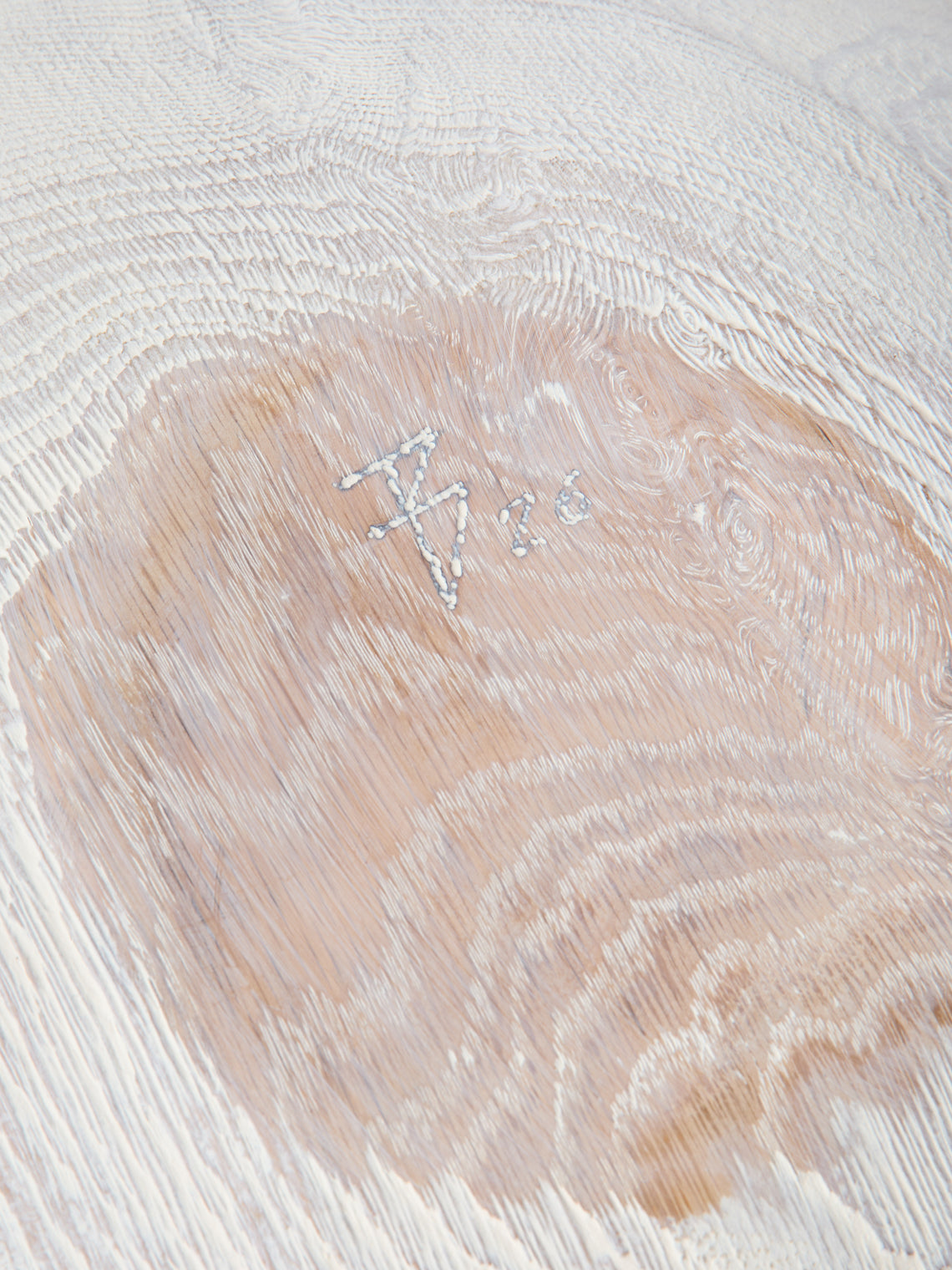 Friedemann Buehler - White-Limed Oak Bowl - White - ABASK