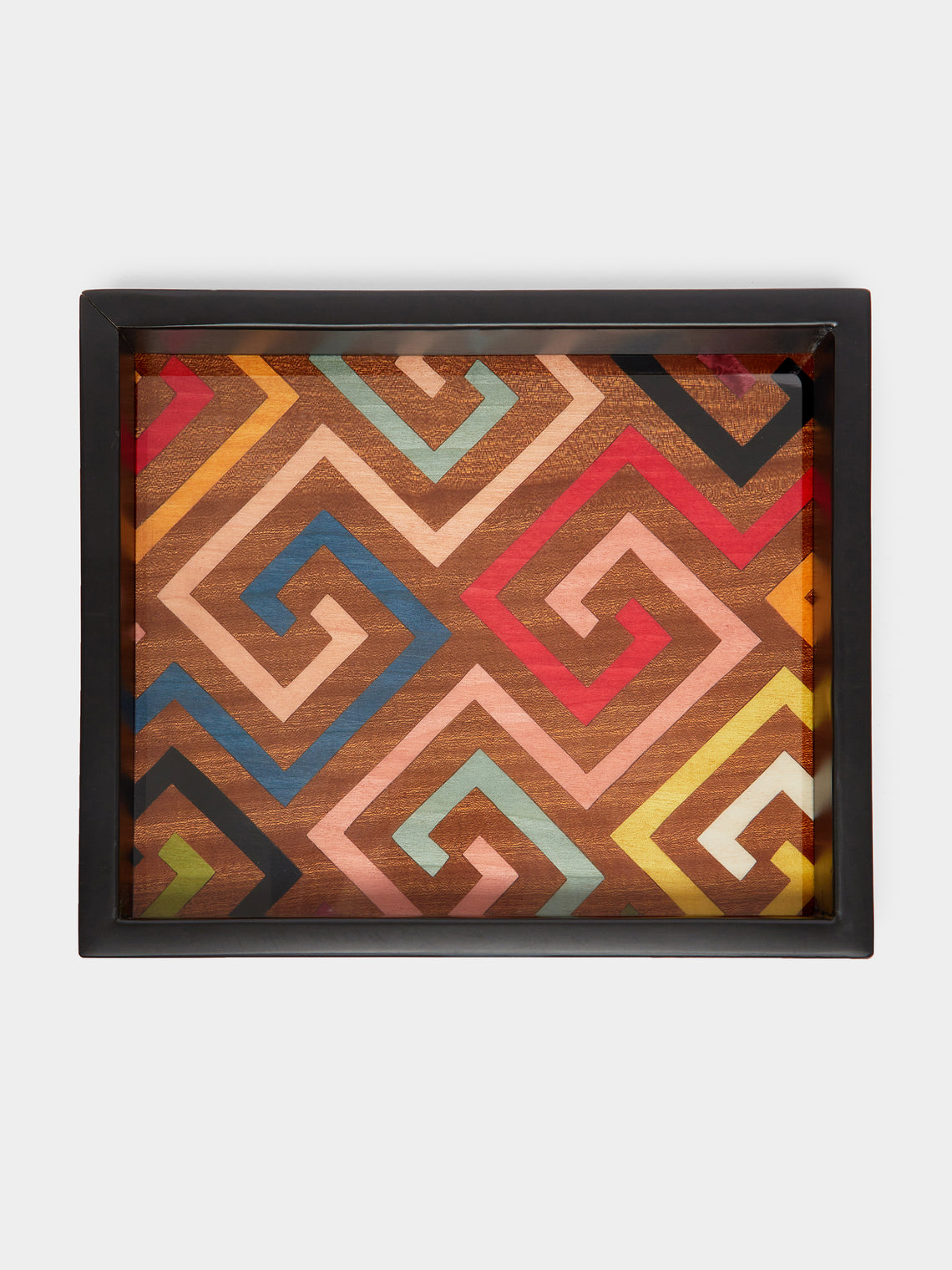 Biagio Barile - Labyrinth Wood Inlay Small Tray -  - ABASK - 
