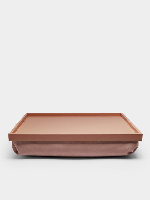 Giobagnara - Teddy Leather Bed Tray - Light pink - ABASK - 