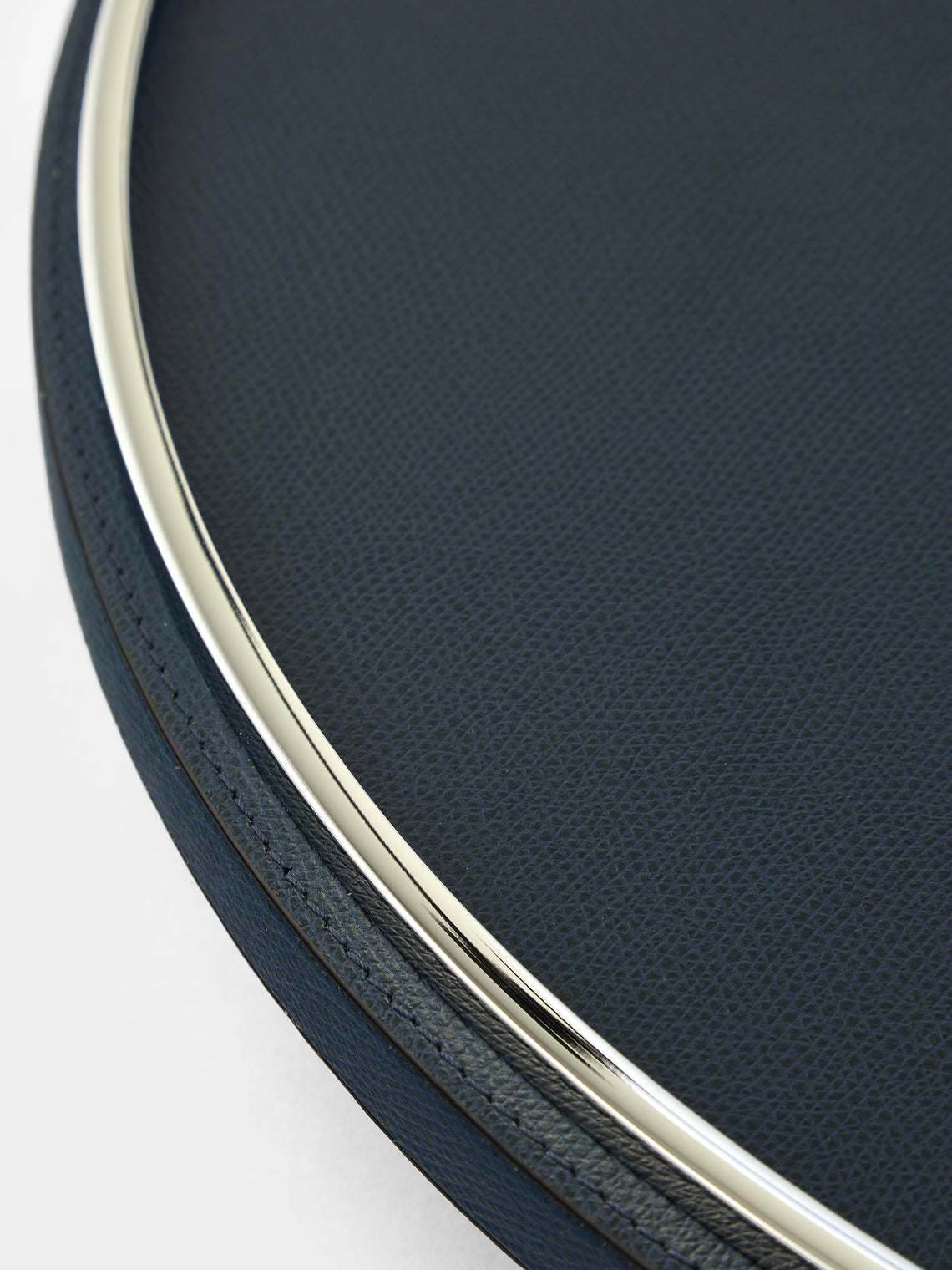 Giobagnara - Neptune Leather Lazy Susan - Navy - ABASK