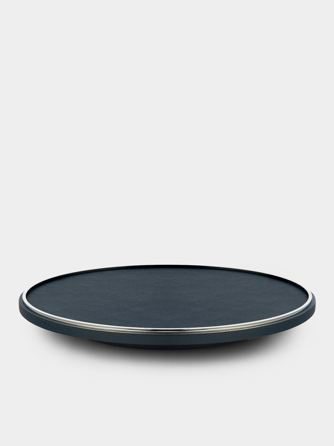 Giobagnara - Neptune Leather Lazy Susan - Navy - ABASK - 