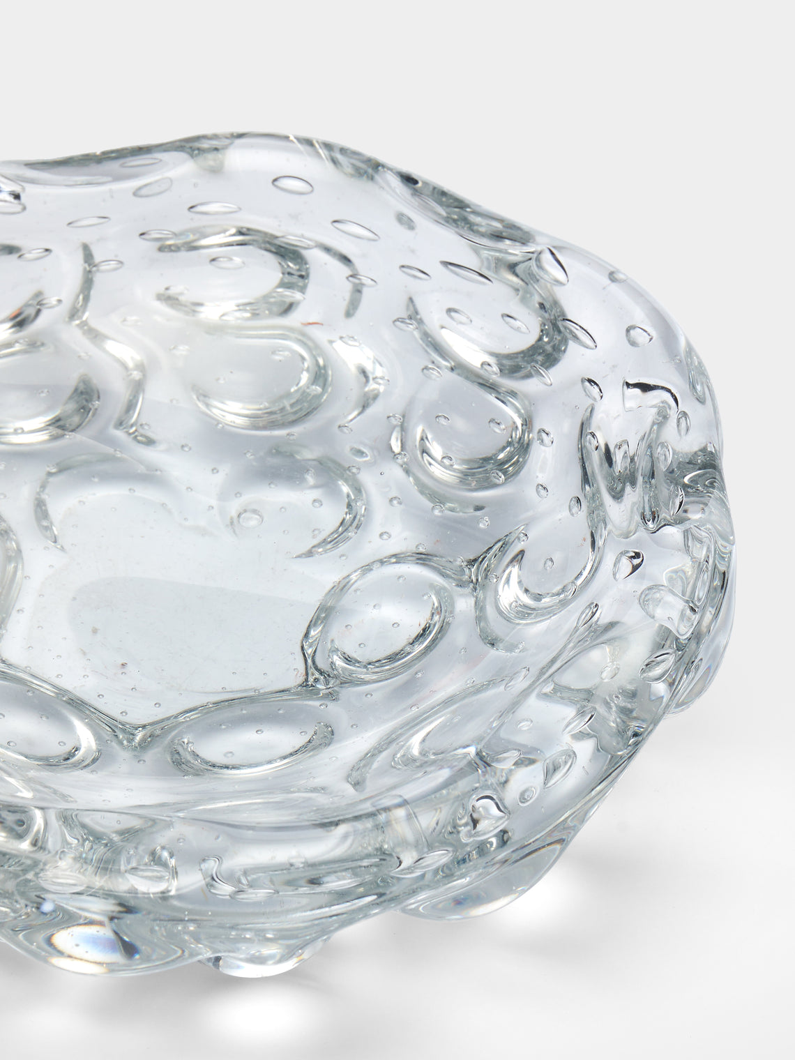 Antique and Vintage - Mid-Century Bullicante Glass Ashtray -  - ABASK