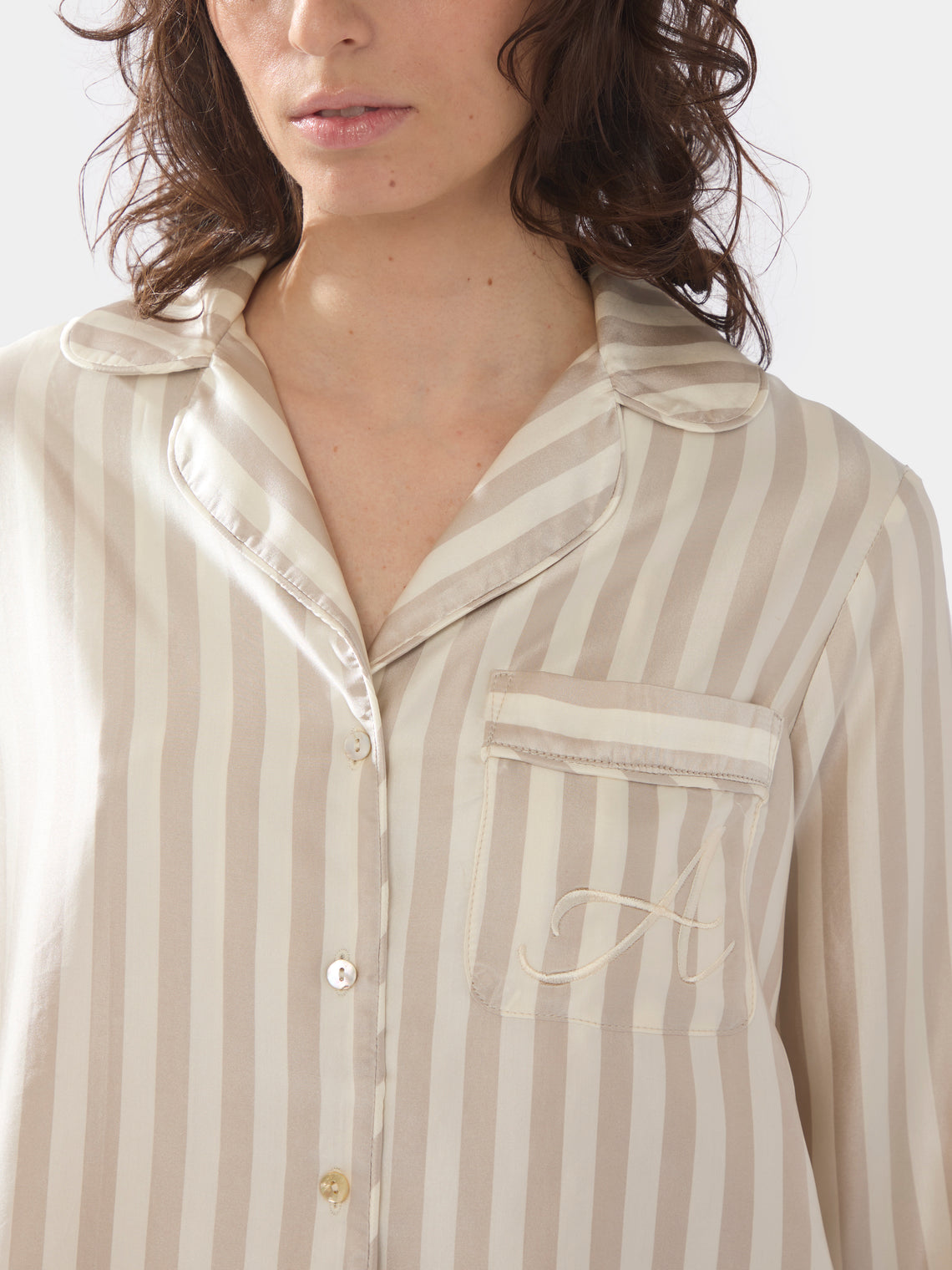 Women's The Albertine Silk Pajama Set