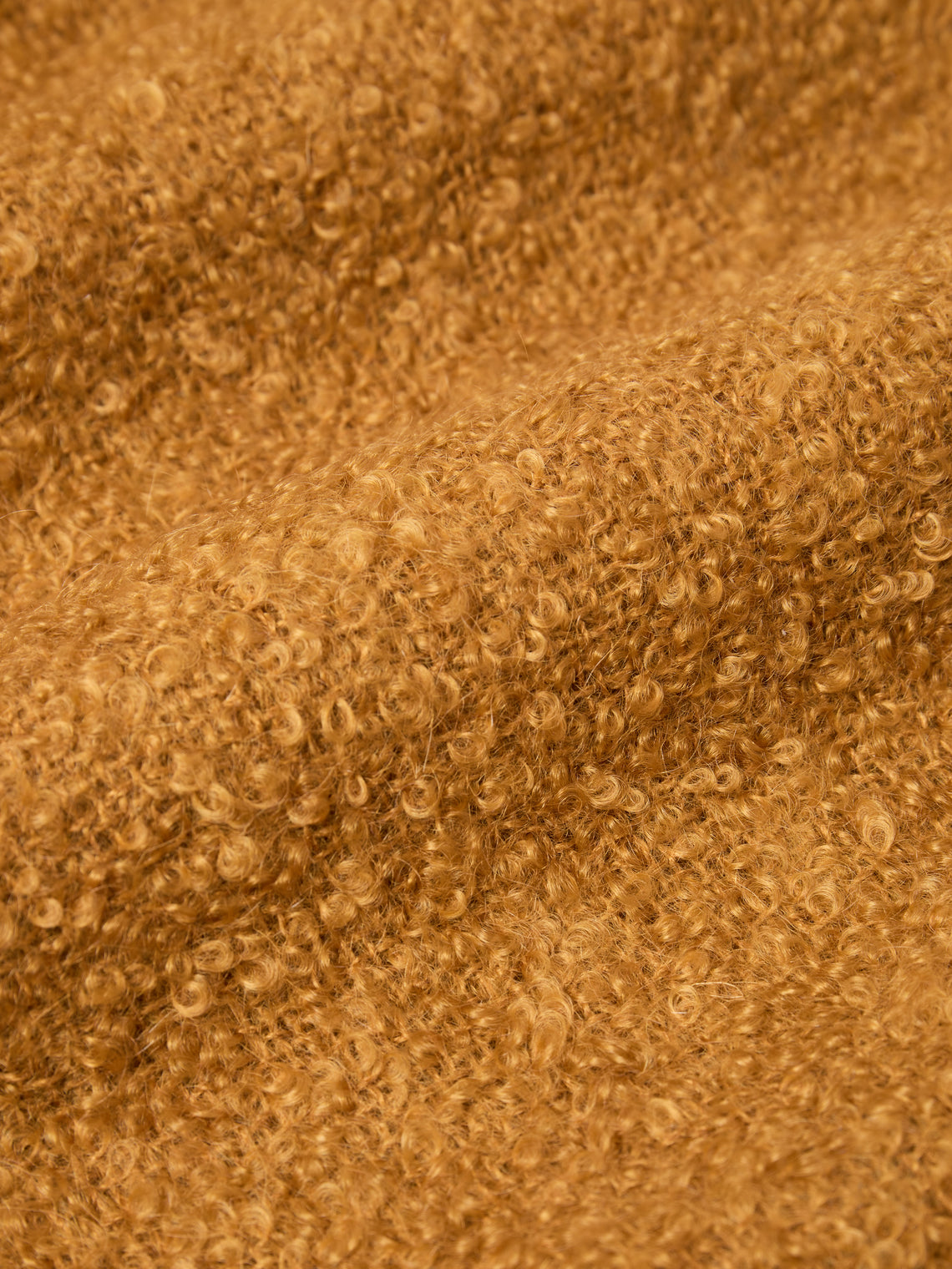 Brun de Vian-Tiran - Cirrus Handwoven Mohair Throw (71in/1.8m) - Yellow - ABASK