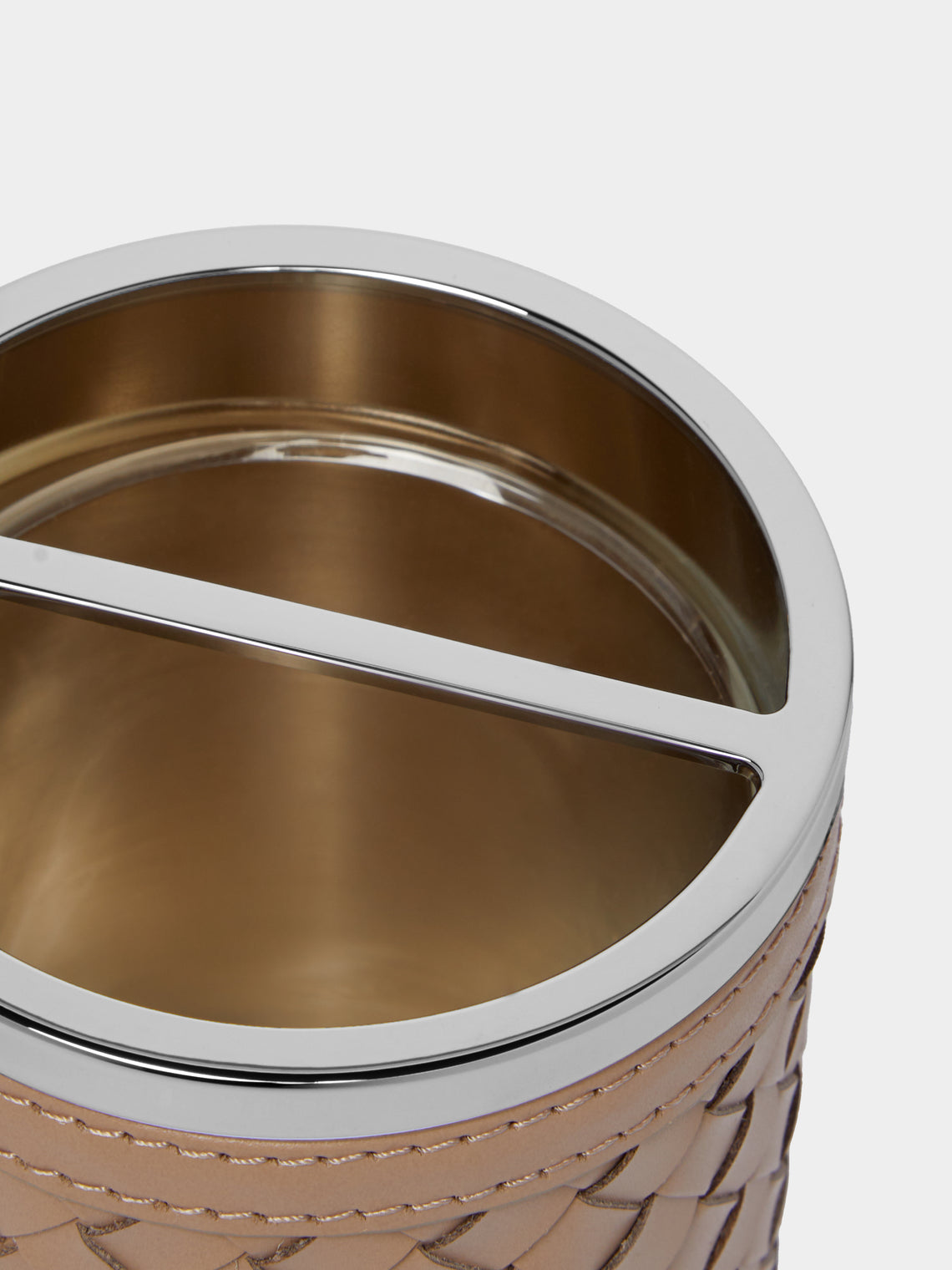 Riviere - Woven Leather Toothbrush Holder -  - ABASK