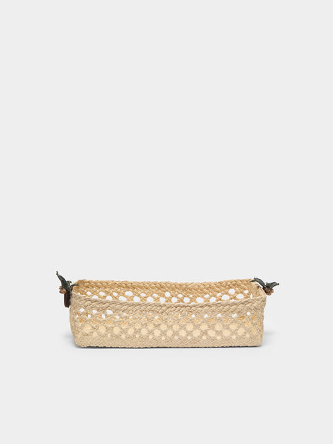 Coro Cora - Palm Tree Handwoven Iraca Palm Bread Baskets (Set of 2) -  - ABASK - 