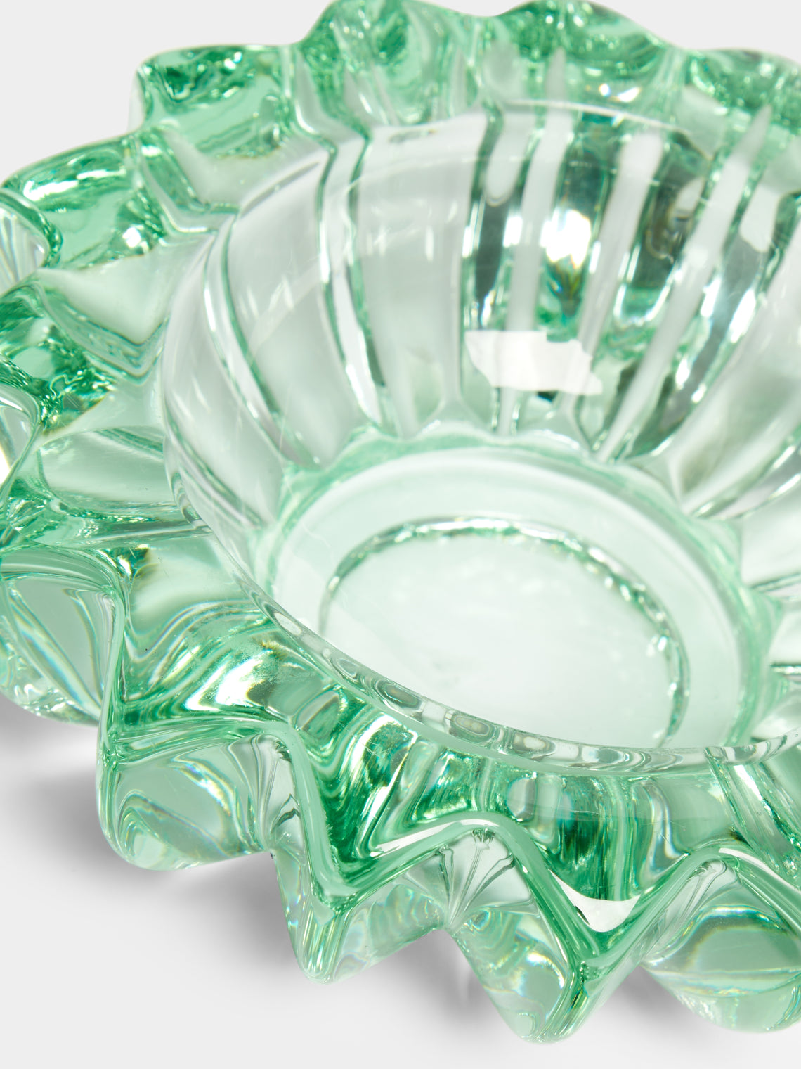 Antique and Vintage - 1920s Glass Ashtray -  - ABASK
