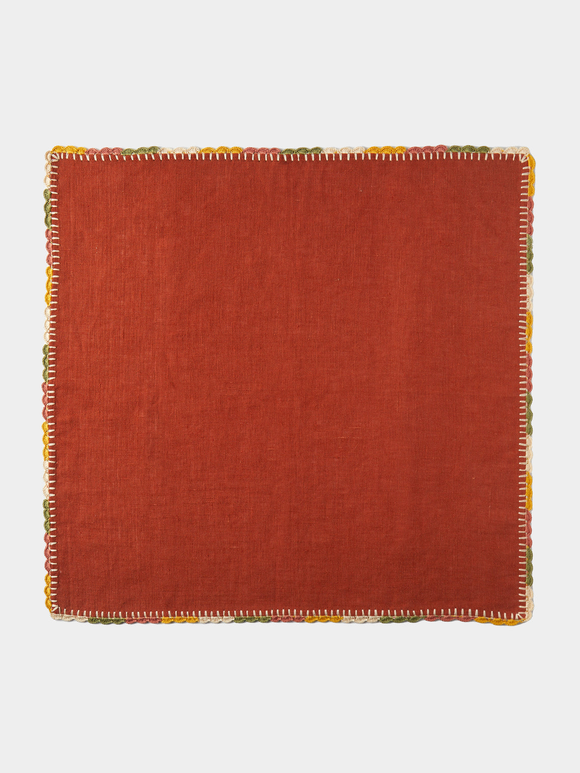 Anut Cairo - Luxor Hand-Crocheted Linen Napkins (Set of 4) -  - ABASK