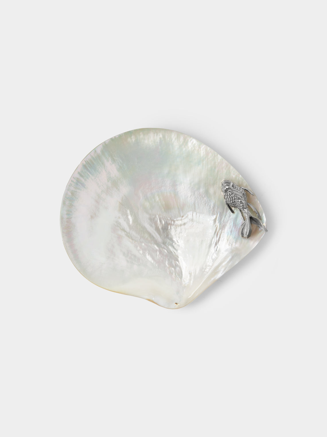 Objet Luxe - Silver-Plated and Mother-of-Pearl Plate -  - ABASK