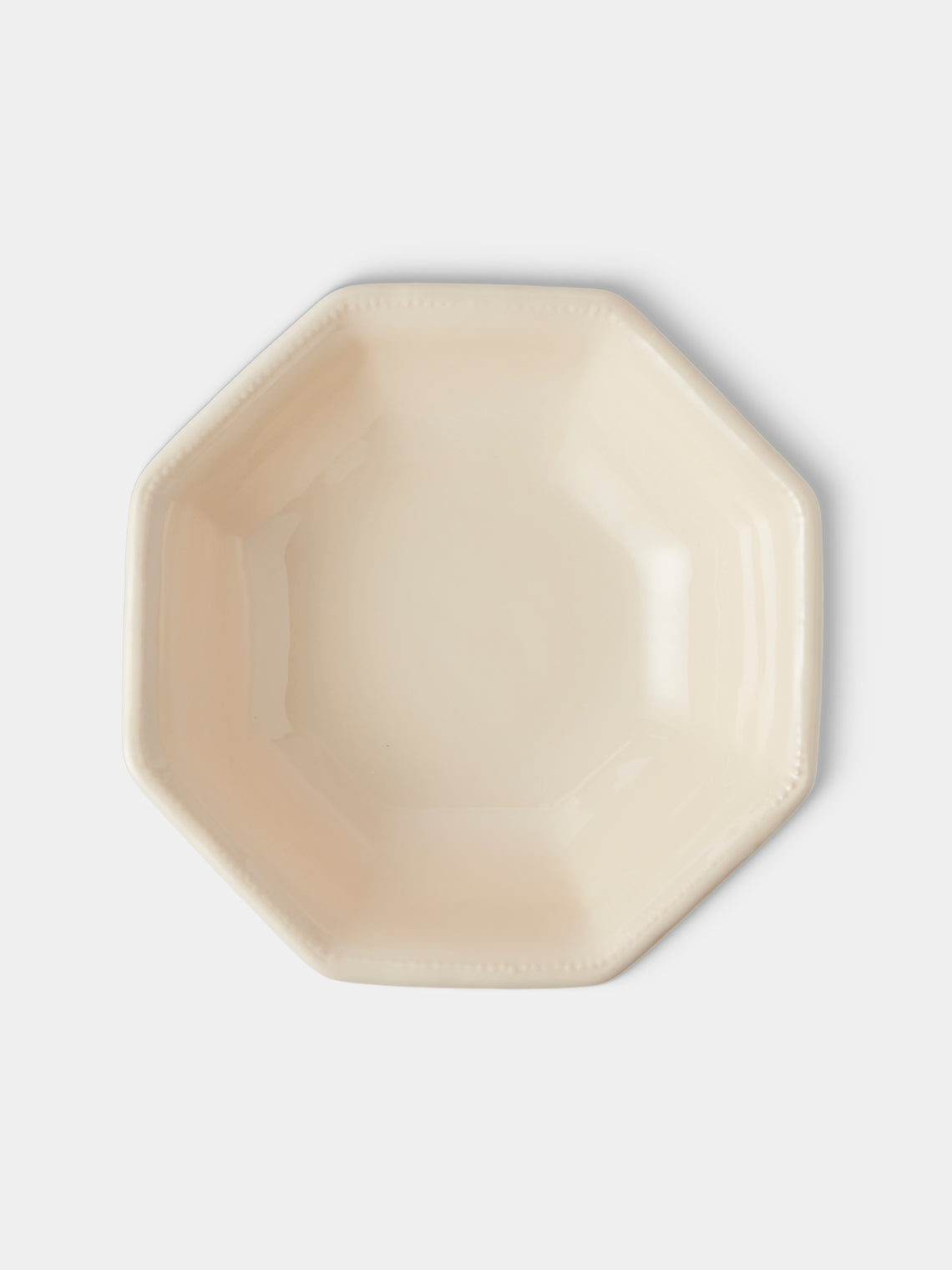 Maison Pichon Uzès - Louis XVI Hand-Glazed Ceramic Salad Bowl - White - ABASK