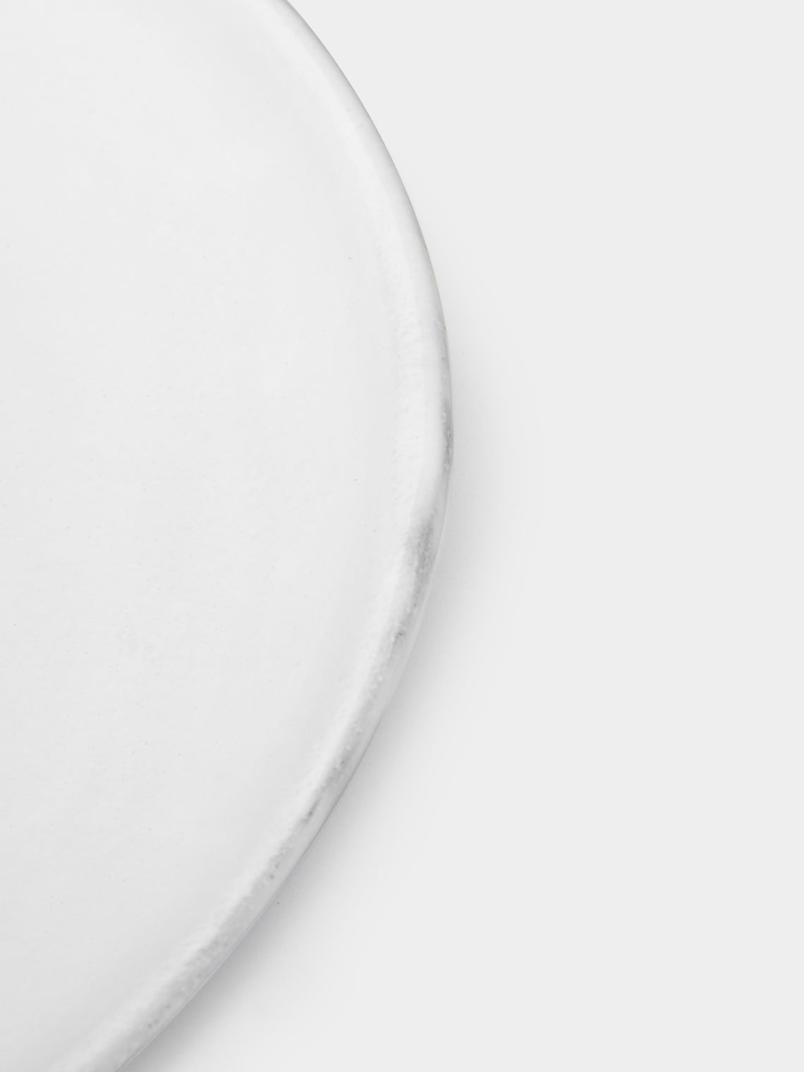 Astier de Villatte - Rien Hand-Glazed Ceramic Dinner Plate -  - ABASK