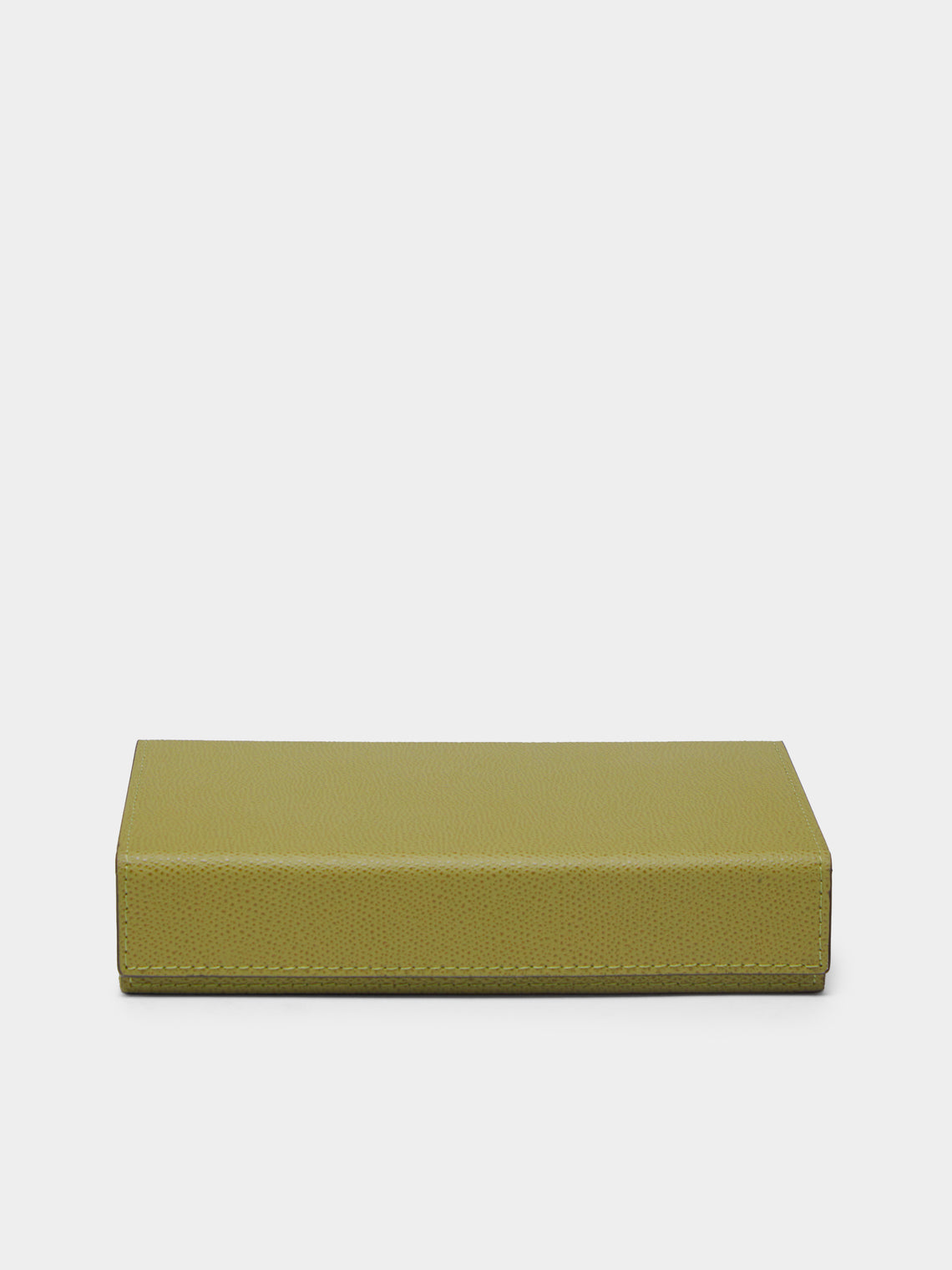 Giobagnara - Parma Leather Dominoes Set - Green - ABASK