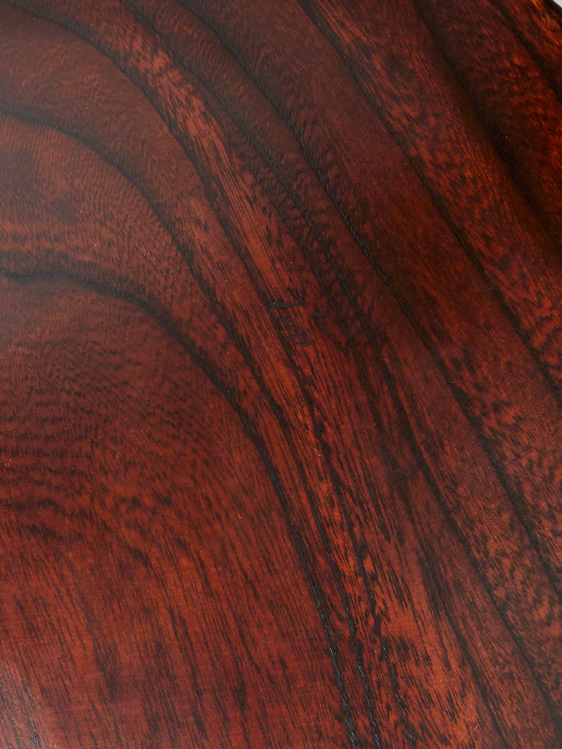 Suk Keun Kang - Hamji Ottchil Wood Low Bowl - Brown - ABASK