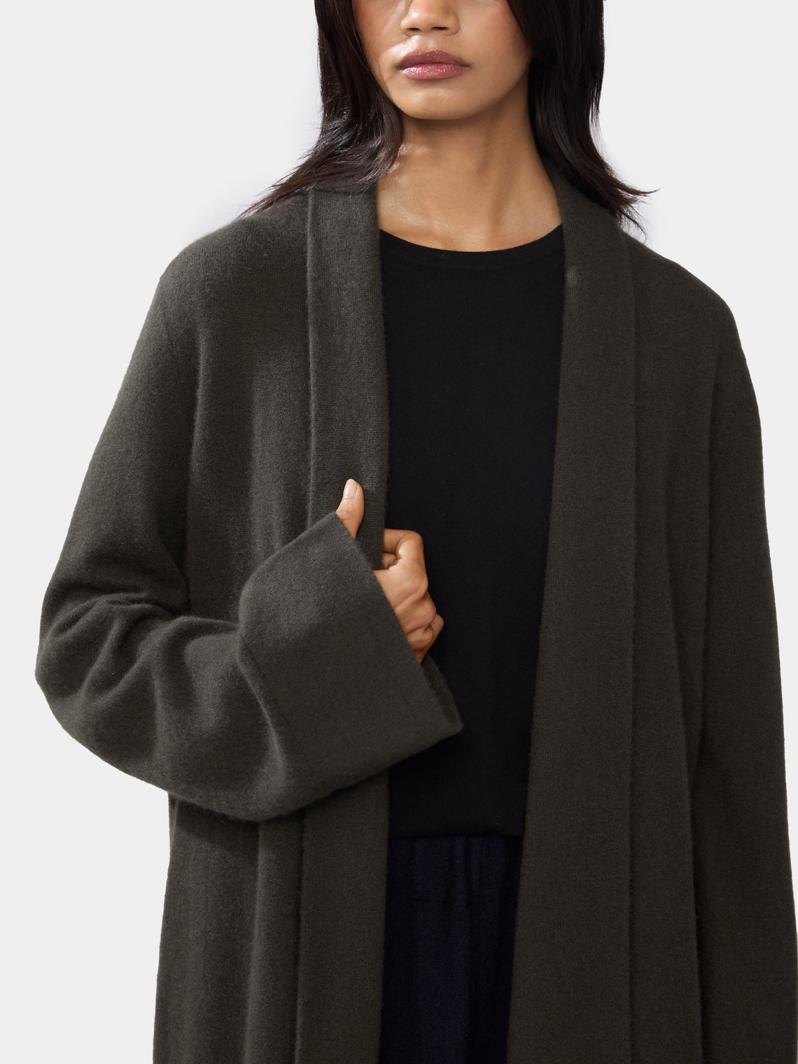 Women's Cross Cashmere Long Cardigan | Size: S