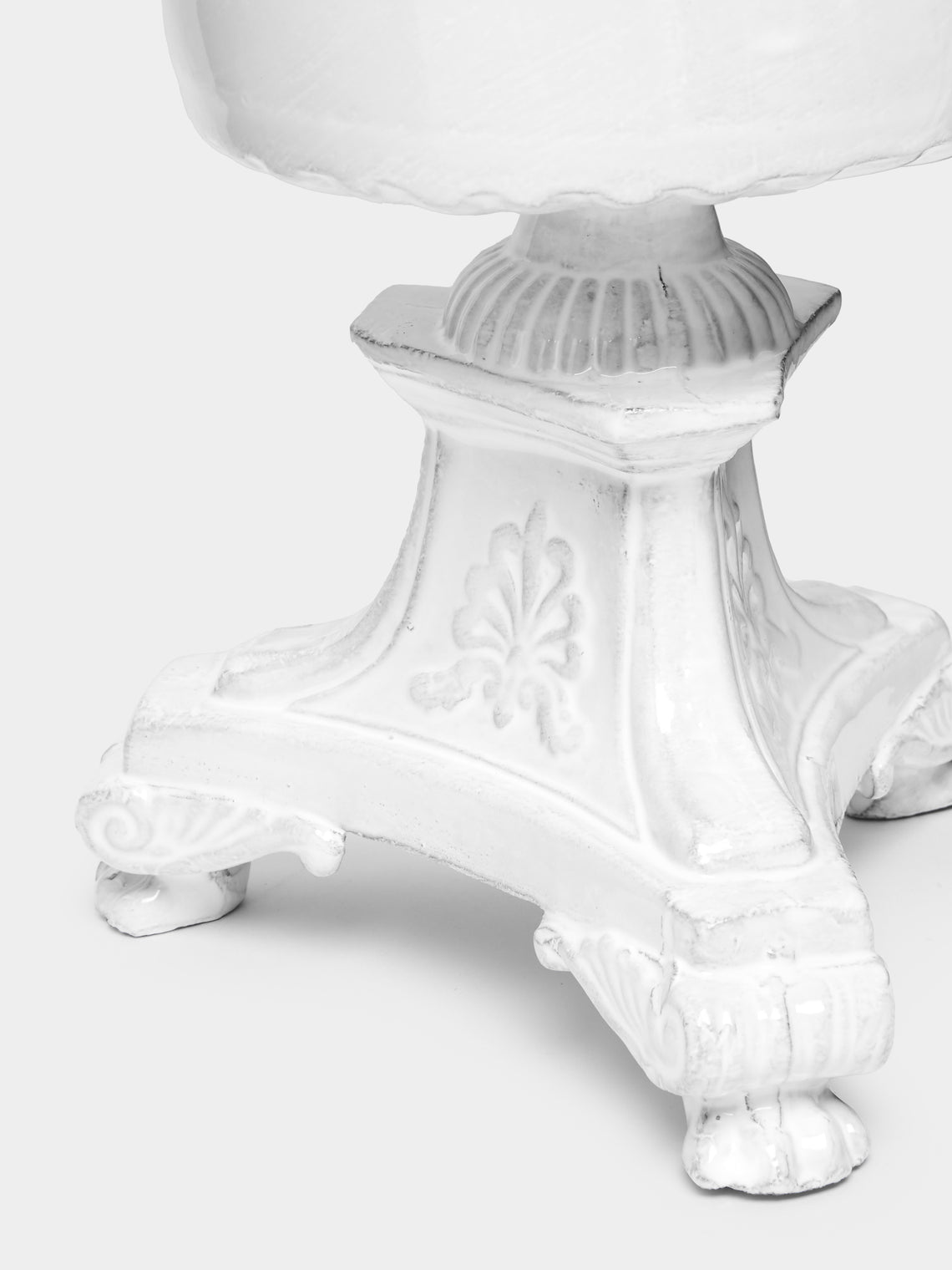 Astier de Villatte - Lion Hand-Glazed Ceramic Large Vase -  - ABASK