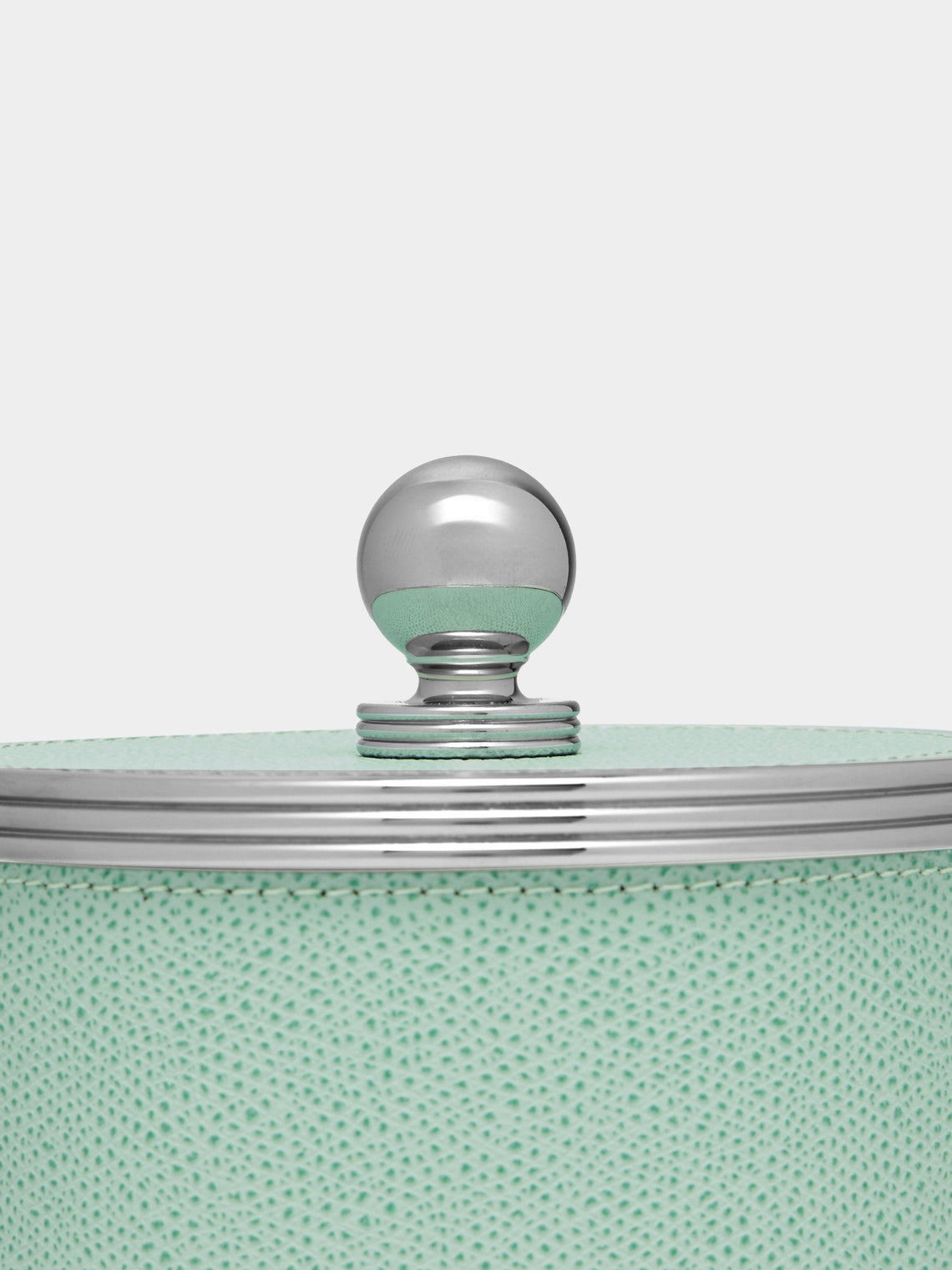 Giobagnara - Amalfi Leather Large Box - Light green - ABASK